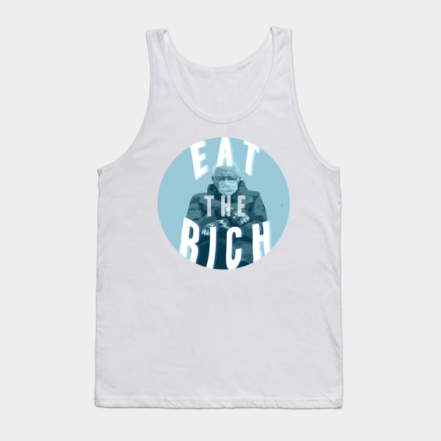 bernie mittens but make it eat the rich Tank Top by goblinbabe